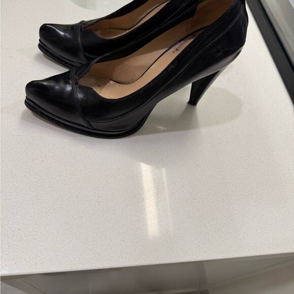 CNC Costume National Women's Black Leather Shoes Size 40, women’s 9.5 - Picture 4 of 14